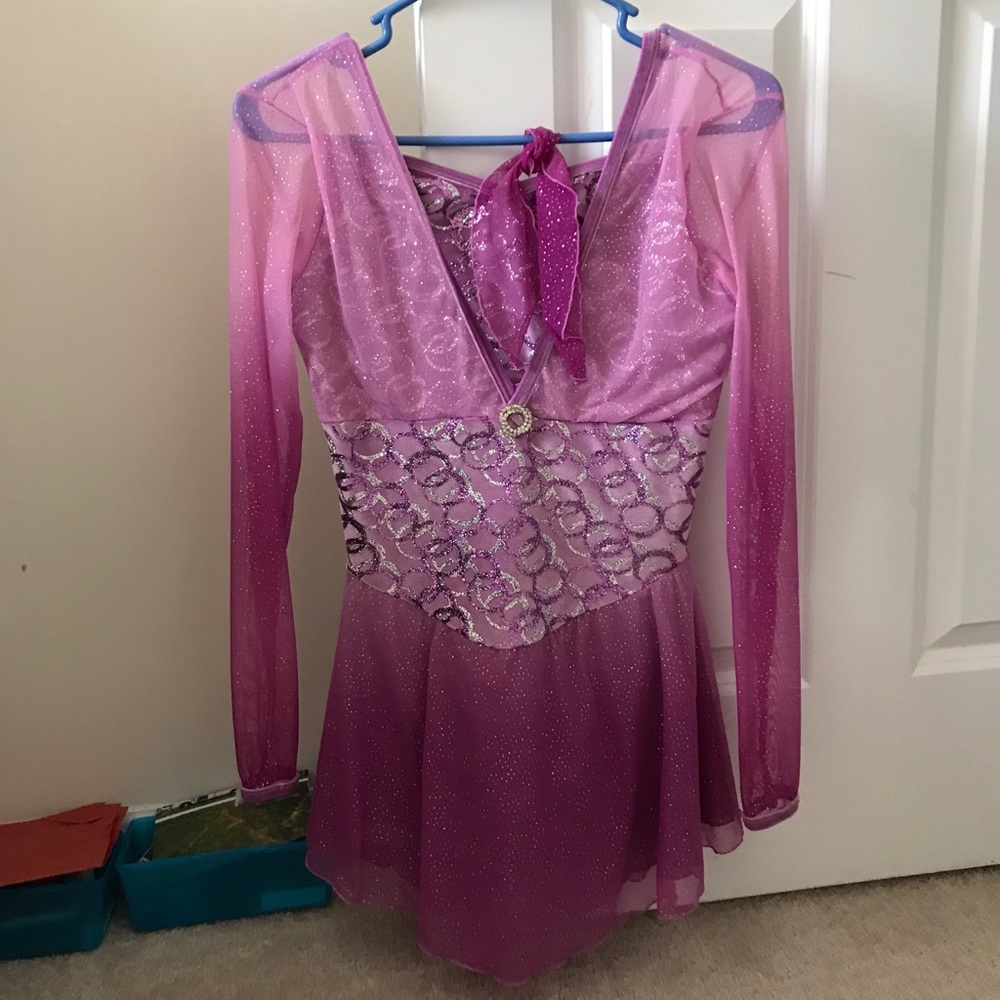 Pink Figure Skating Dress